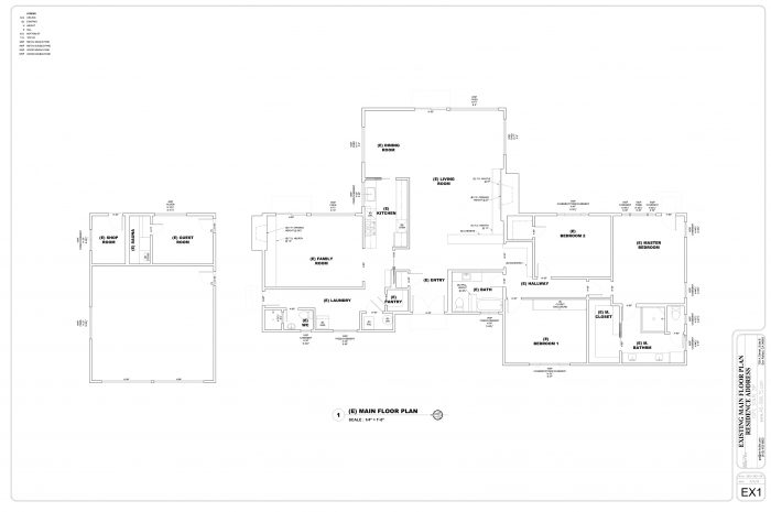 Existing Floor Plans