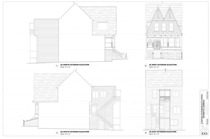 Existing Exterior Elevations