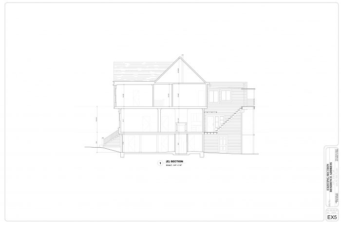 Existing Elevation Section