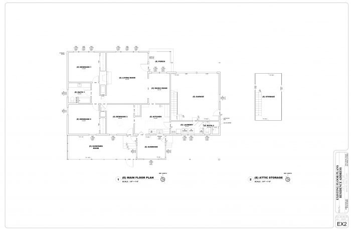 Existing Floor Plans