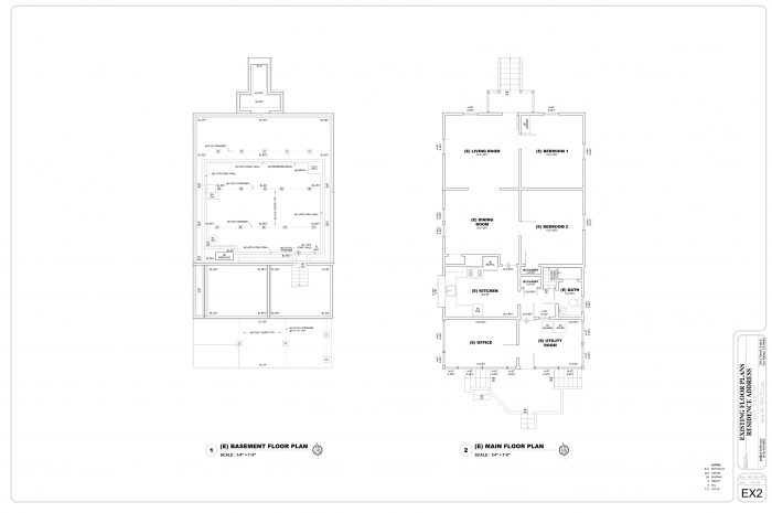 Existing Floor Plans