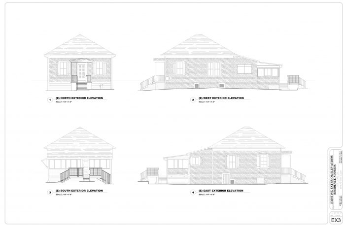 Existing Exterior Elevations