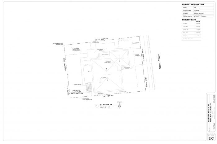 Existing Site Plan