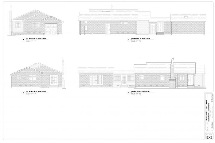 Existing Exterior Elevations