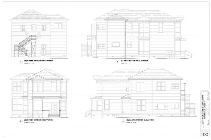 Existing Exterior Elevations